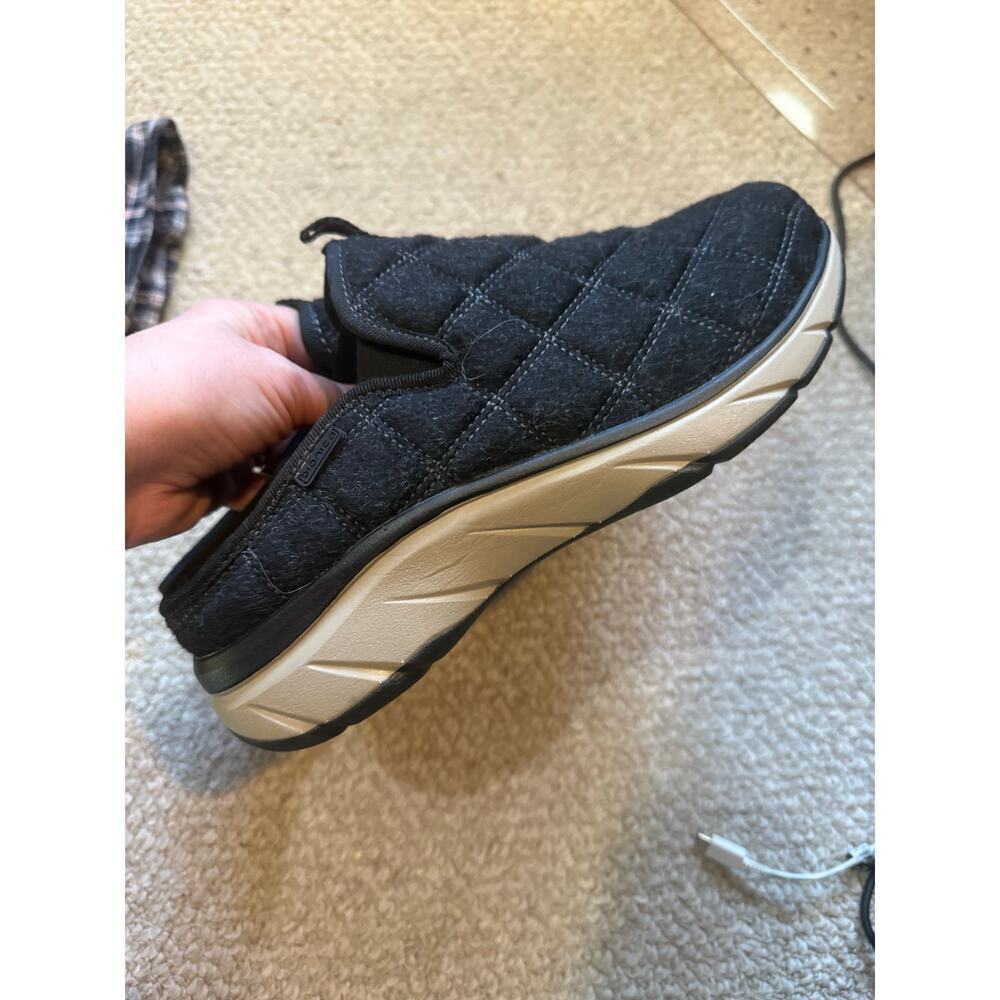 Bionica gray wool quilted slip on shoe womens 9.5
